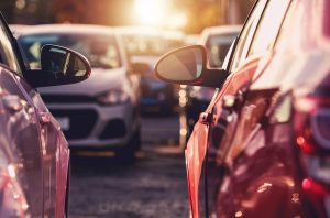 A fleet of cars in Dallas, TX with commercial auto insurance