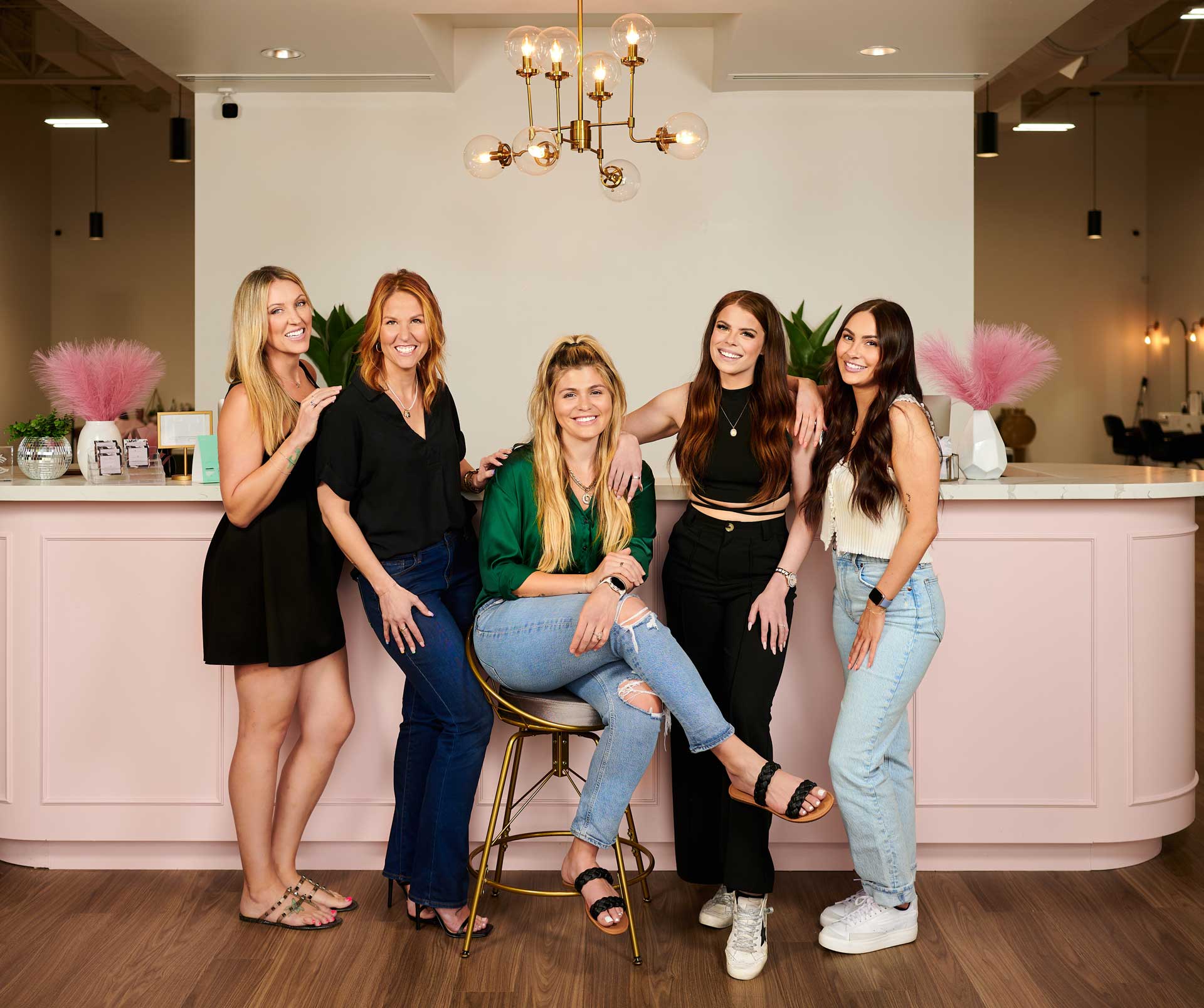 Woman at work with BOP insurance in Spring, TX