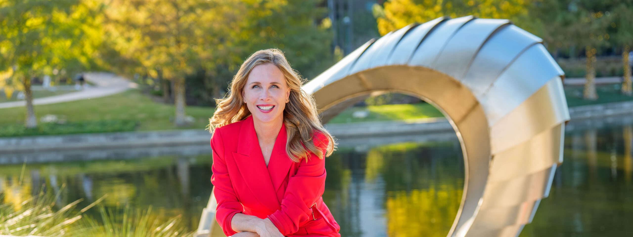 Susana Gibb in Hermann Park. The Woodlands, TX